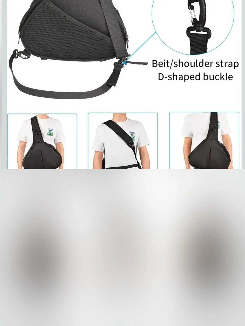 CADEN Camera Bag Sling Pack Camera Case for DSLR/SLR Cameras/Lenses with cover